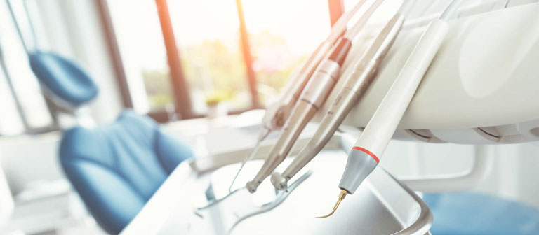 Photo ID: H05. Dental drills in dentists office.